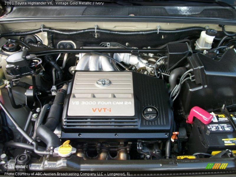 Vintage Gold Metallic / Ivory 2001 Toyota Highlander V6