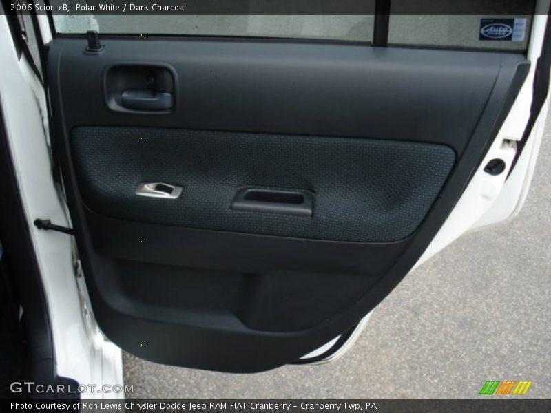 Polar White / Dark Charcoal 2006 Scion xB