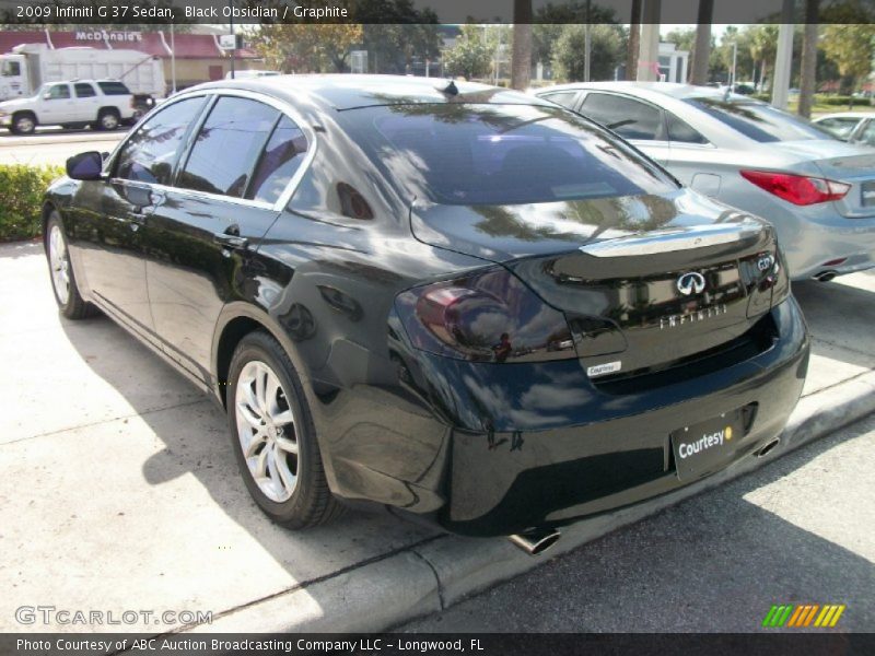 Black Obsidian / Graphite 2009 Infiniti G 37 Sedan