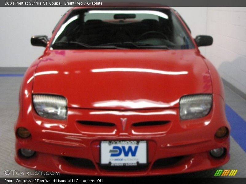 Bright Red / Graphite 2001 Pontiac Sunfire GT Coupe