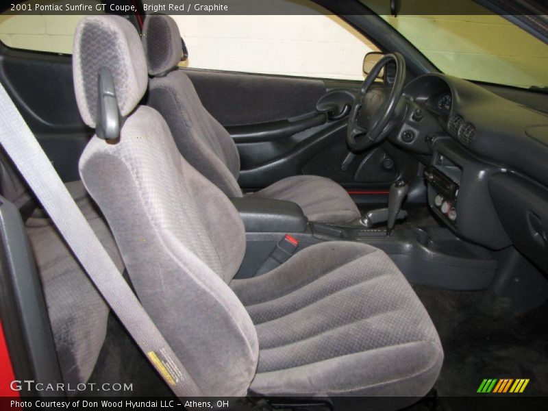 Bright Red / Graphite 2001 Pontiac Sunfire GT Coupe