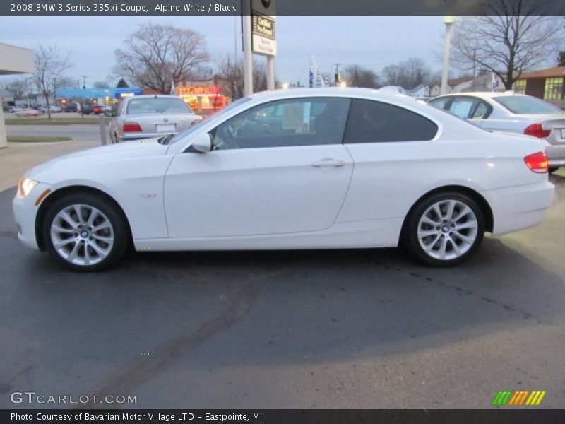 Alpine White / Black 2008 BMW 3 Series 335xi Coupe