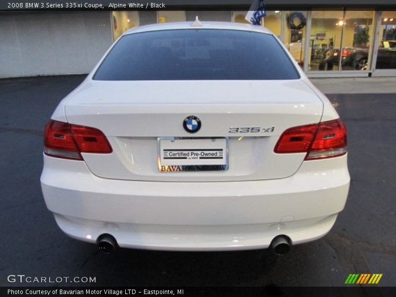 Alpine White / Black 2008 BMW 3 Series 335xi Coupe