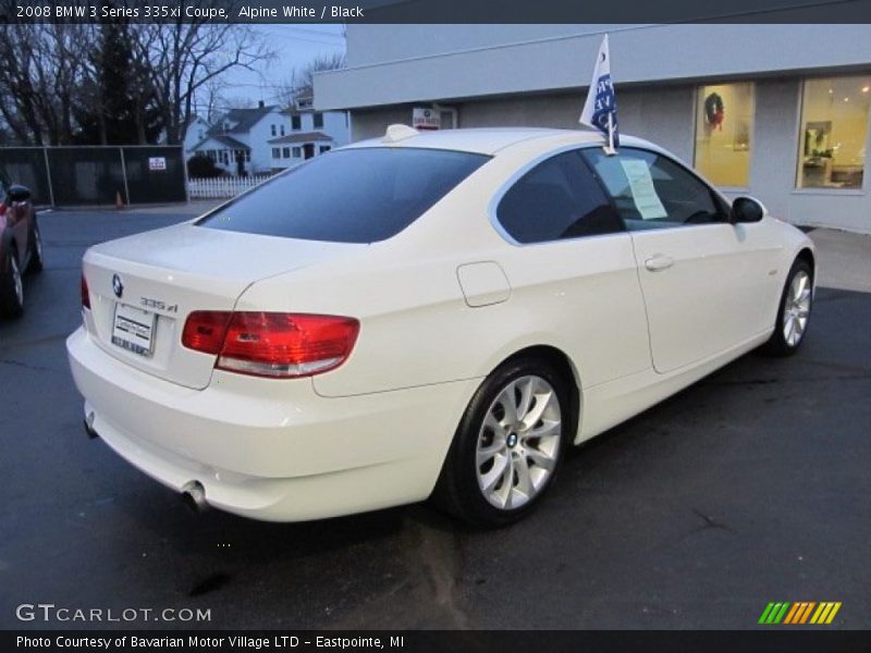 Alpine White / Black 2008 BMW 3 Series 335xi Coupe
