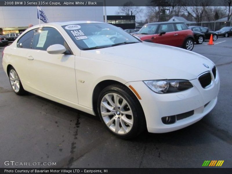 Alpine White / Black 2008 BMW 3 Series 335xi Coupe