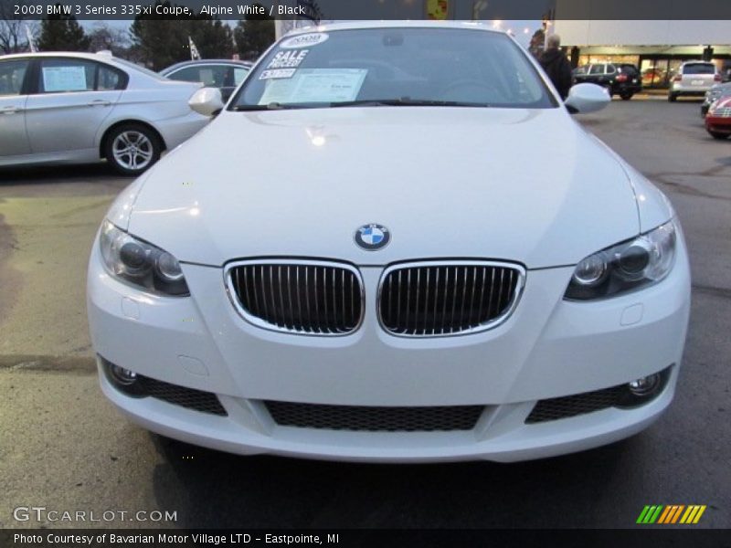 Alpine White / Black 2008 BMW 3 Series 335xi Coupe