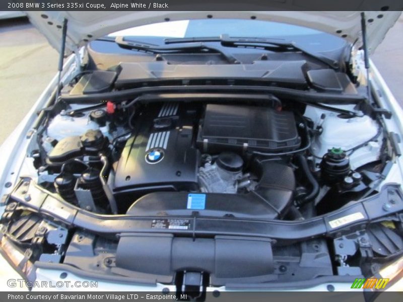 Alpine White / Black 2008 BMW 3 Series 335xi Coupe