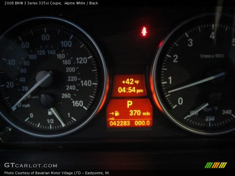 Alpine White / Black 2008 BMW 3 Series 335xi Coupe