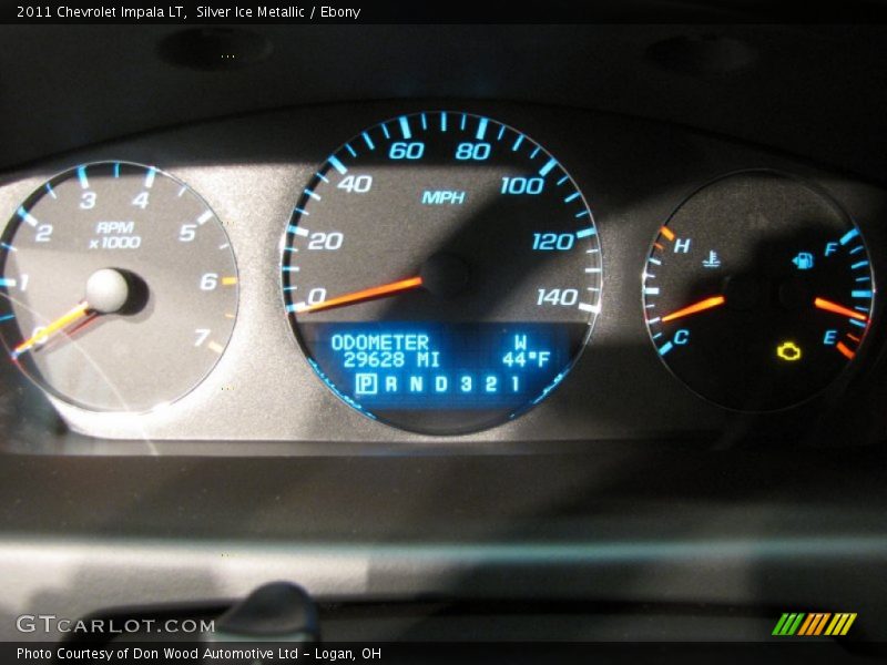 Silver Ice Metallic / Ebony 2011 Chevrolet Impala LT