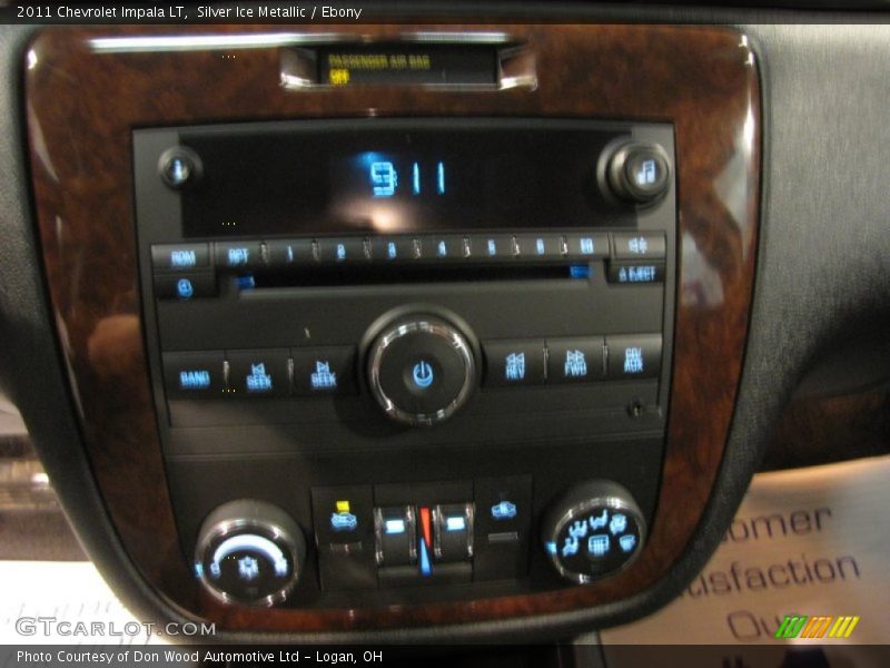Silver Ice Metallic / Ebony 2011 Chevrolet Impala LT