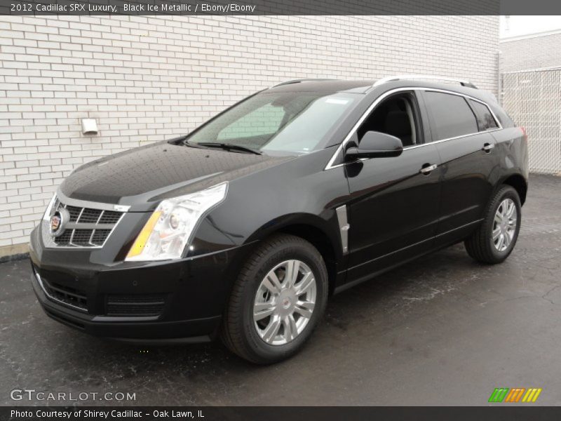 Black Ice Metallic / Ebony/Ebony 2012 Cadillac SRX Luxury