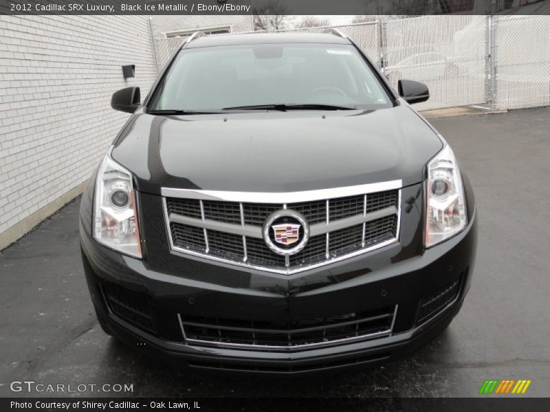 Black Ice Metallic / Ebony/Ebony 2012 Cadillac SRX Luxury