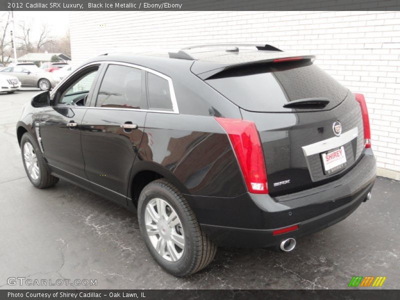 Black Ice Metallic / Ebony/Ebony 2012 Cadillac SRX Luxury