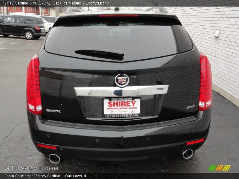 Black Ice Metallic / Ebony/Ebony 2012 Cadillac SRX Luxury