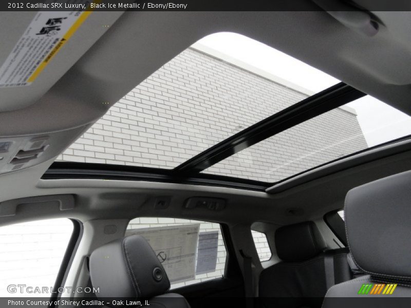 Black Ice Metallic / Ebony/Ebony 2012 Cadillac SRX Luxury