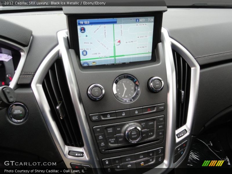 Black Ice Metallic / Ebony/Ebony 2012 Cadillac SRX Luxury