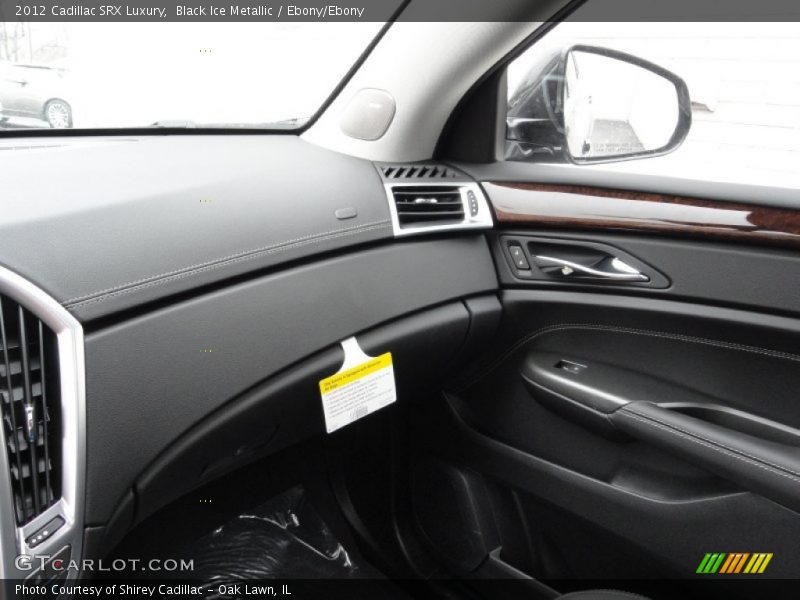 Black Ice Metallic / Ebony/Ebony 2012 Cadillac SRX Luxury