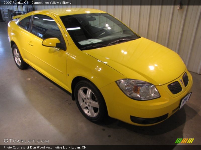 Competition Yellow / Ebony 2007 Pontiac G5