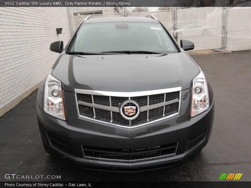 Gray Flannel Metallic / Ebony/Ebony 2012 Cadillac SRX Luxury AWD