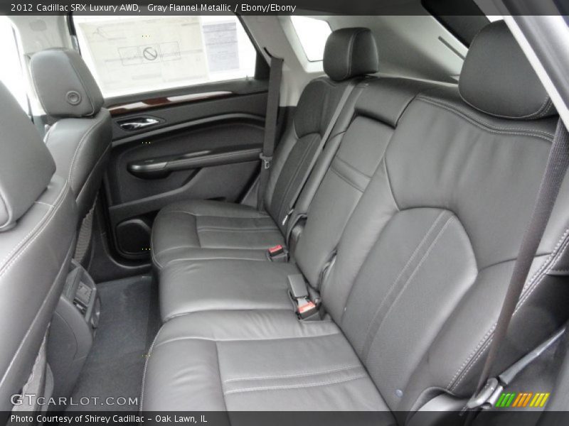 Rear Seat of 2012 SRX Luxury AWD