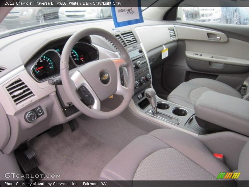 Dark Gray/Light Gray Interior - 2012 Traverse LT AWD 