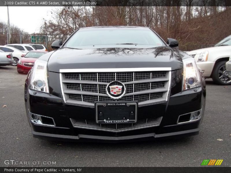 Black Raven / Ebony 2009 Cadillac CTS 4 AWD Sedan