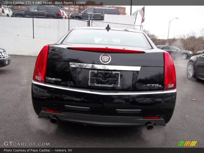 Black Raven / Ebony 2009 Cadillac CTS 4 AWD Sedan