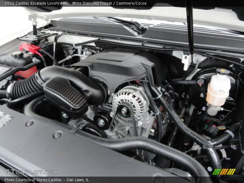 2012 Escalade Luxury AWD Engine - 6.2 Liter OHV 16-Valve Flex-Fuel V8
