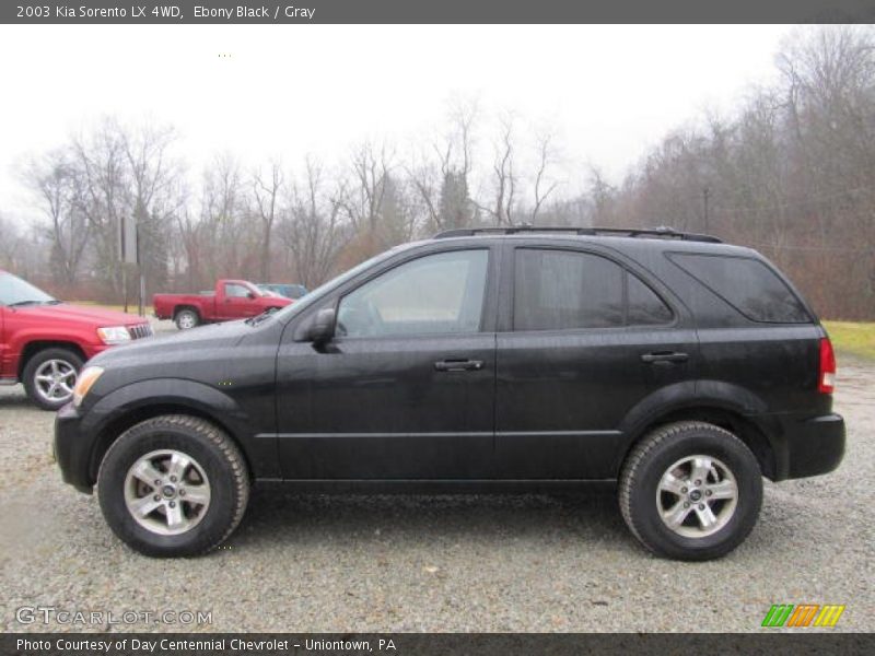Ebony Black / Gray 2003 Kia Sorento LX 4WD