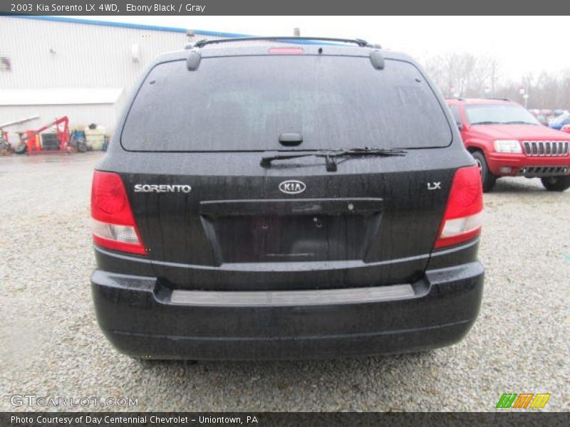 Ebony Black / Gray 2003 Kia Sorento LX 4WD