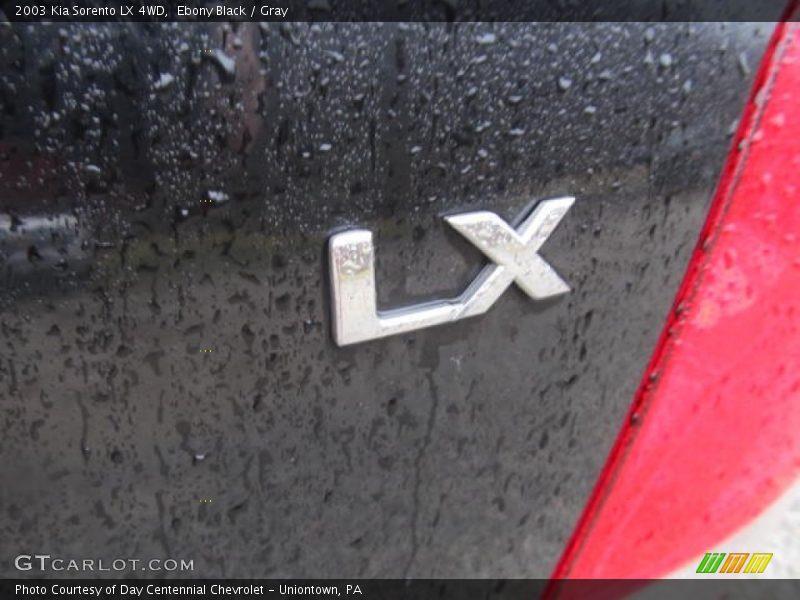 Ebony Black / Gray 2003 Kia Sorento LX 4WD