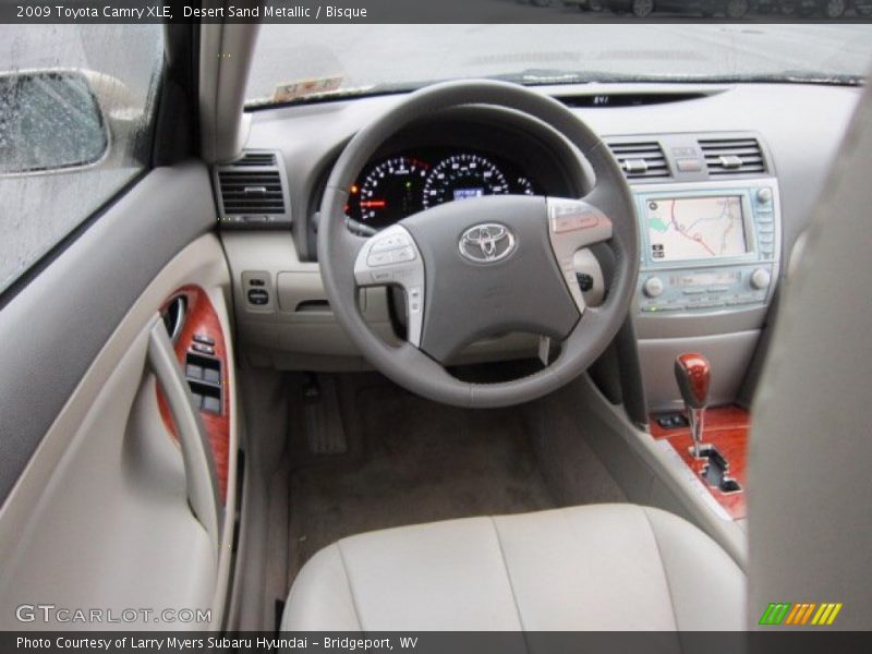 Desert Sand Metallic / Bisque 2009 Toyota Camry XLE