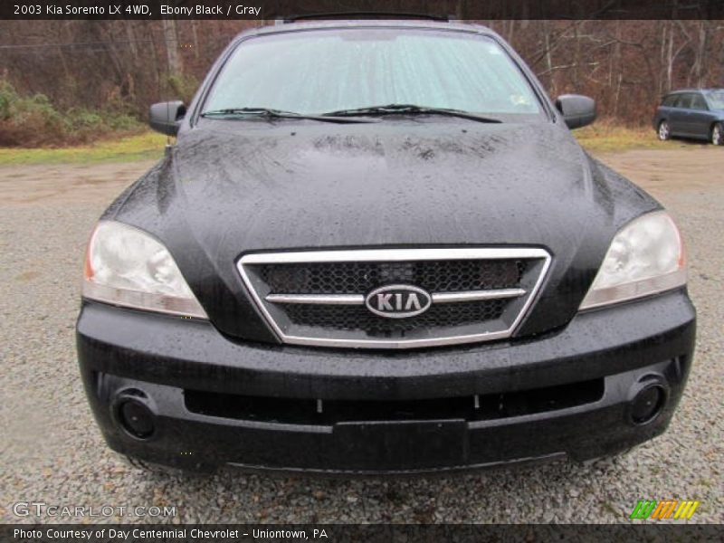Ebony Black / Gray 2003 Kia Sorento LX 4WD