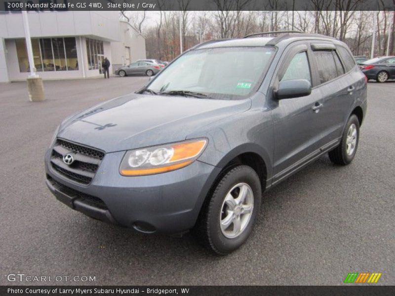 Slate Blue / Gray 2008 Hyundai Santa Fe GLS 4WD