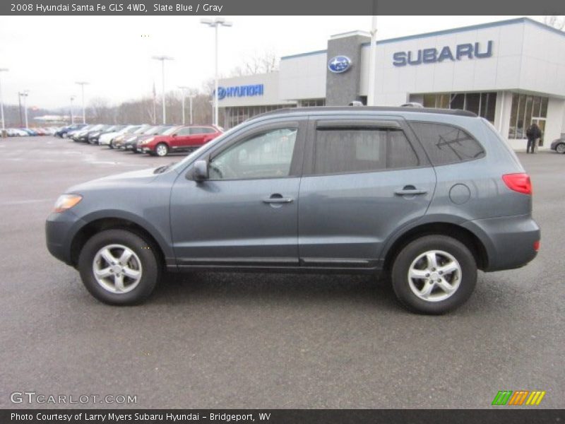 Slate Blue / Gray 2008 Hyundai Santa Fe GLS 4WD