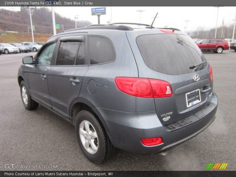 Slate Blue / Gray 2008 Hyundai Santa Fe GLS 4WD