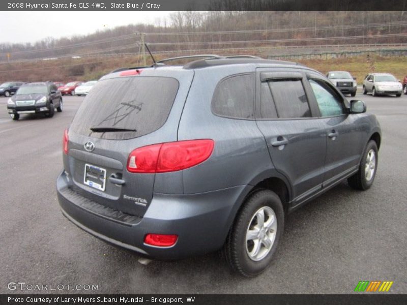 Slate Blue / Gray 2008 Hyundai Santa Fe GLS 4WD