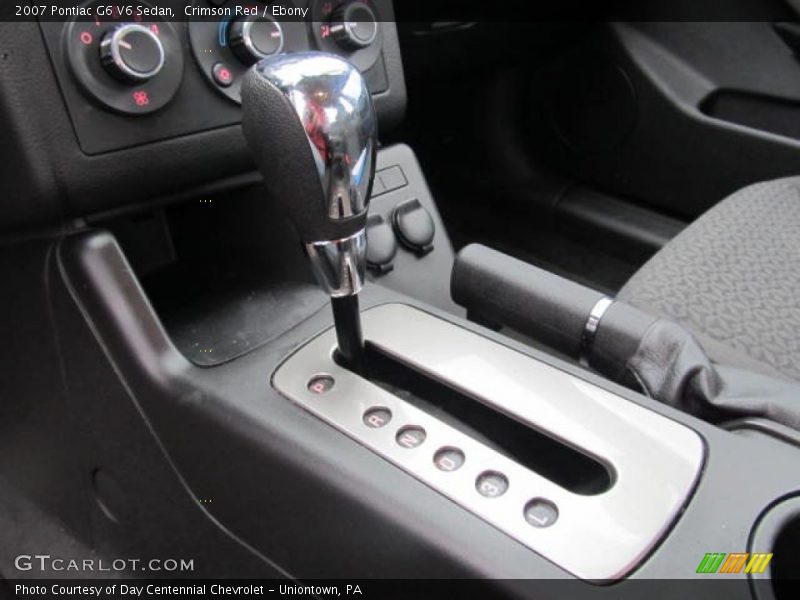 Crimson Red / Ebony 2007 Pontiac G6 V6 Sedan