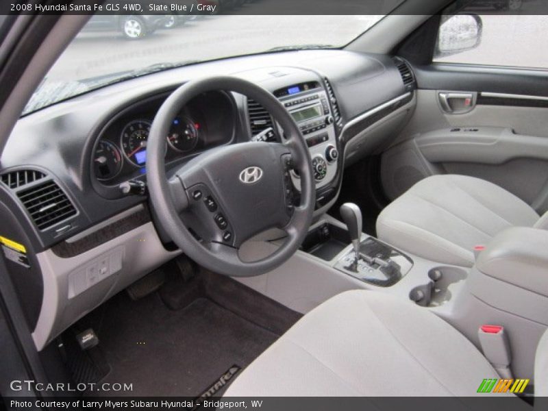 Slate Blue / Gray 2008 Hyundai Santa Fe GLS 4WD