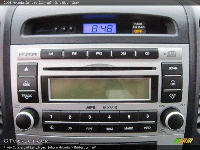 Slate Blue / Gray 2008 Hyundai Santa Fe GLS 4WD
