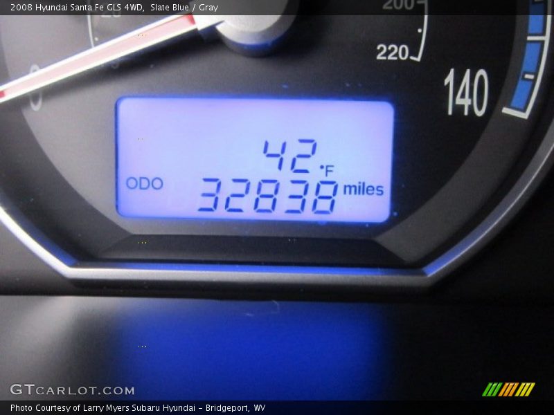 Slate Blue / Gray 2008 Hyundai Santa Fe GLS 4WD