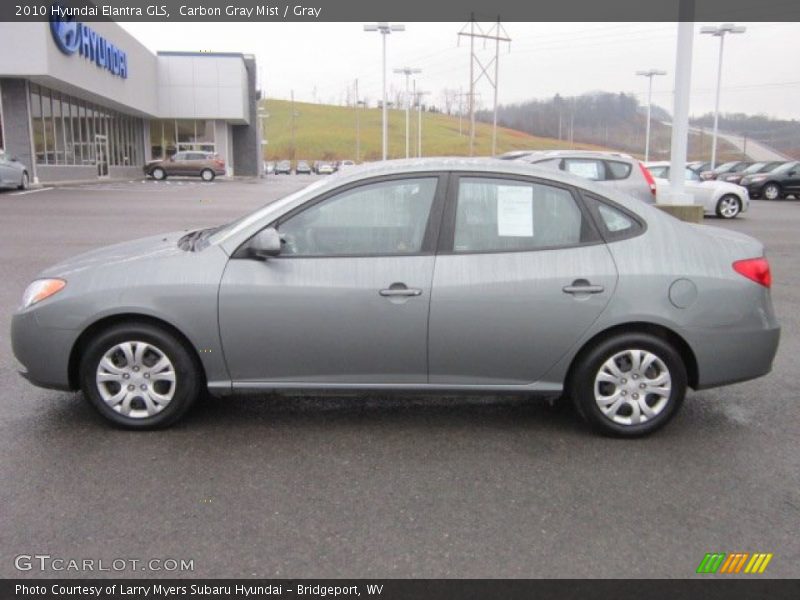 Carbon Gray Mist / Gray 2010 Hyundai Elantra GLS