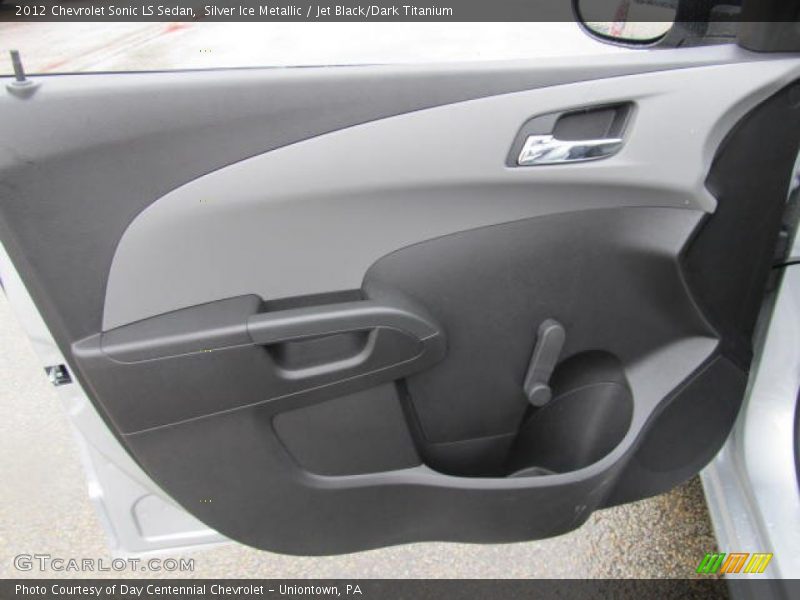 Silver Ice Metallic / Jet Black/Dark Titanium 2012 Chevrolet Sonic LS Sedan