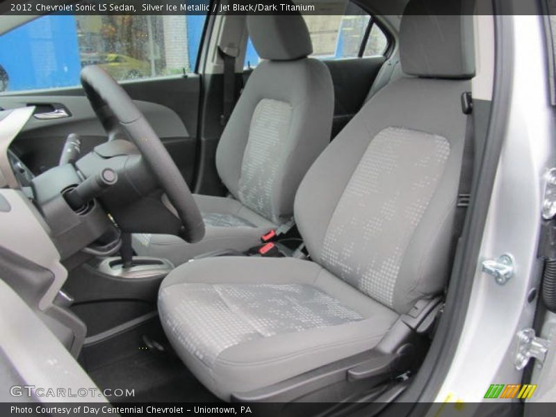 Silver Ice Metallic / Jet Black/Dark Titanium 2012 Chevrolet Sonic LS Sedan