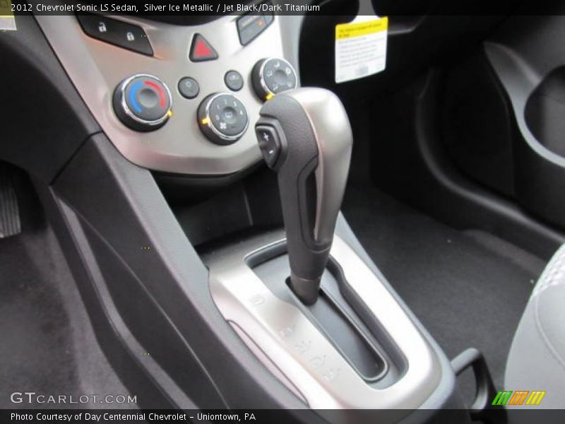 Silver Ice Metallic / Jet Black/Dark Titanium 2012 Chevrolet Sonic LS Sedan
