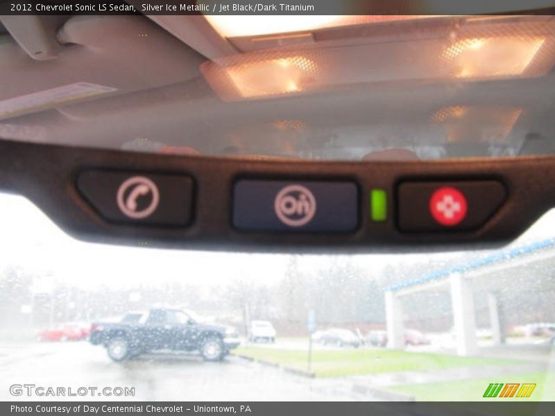 Silver Ice Metallic / Jet Black/Dark Titanium 2012 Chevrolet Sonic LS Sedan