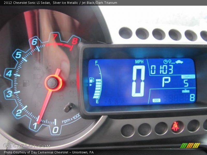 Silver Ice Metallic / Jet Black/Dark Titanium 2012 Chevrolet Sonic LS Sedan