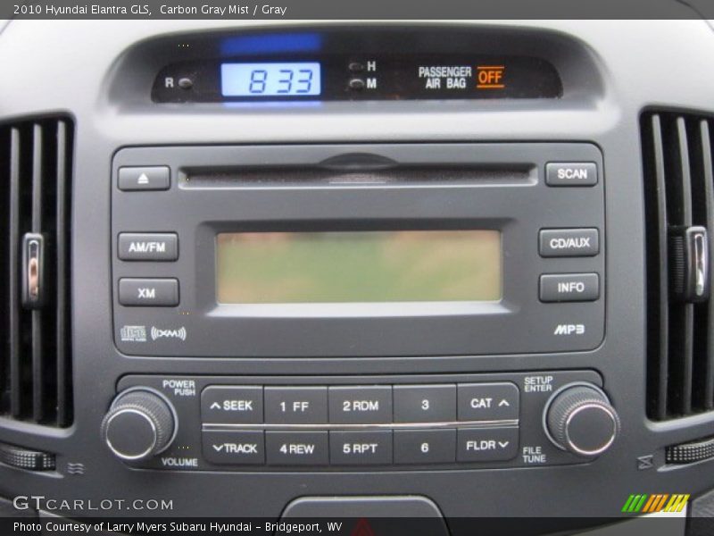 Carbon Gray Mist / Gray 2010 Hyundai Elantra GLS
