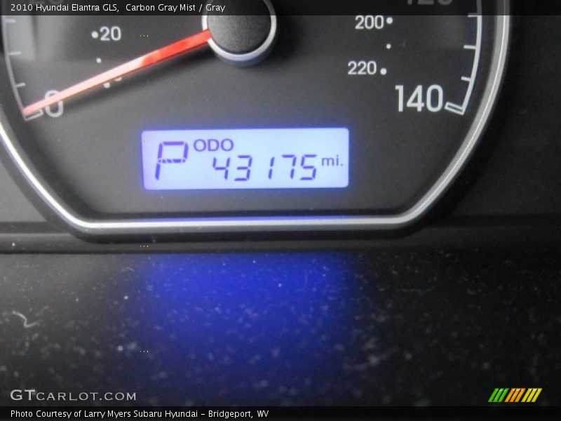 Carbon Gray Mist / Gray 2010 Hyundai Elantra GLS