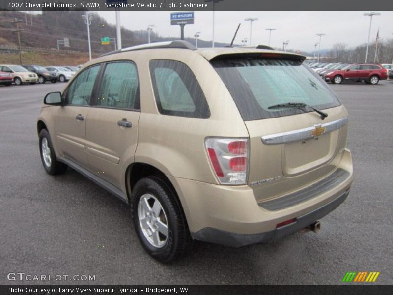 Sandstone Metallic / Light Cashmere 2007 Chevrolet Equinox LS AWD